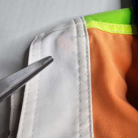 Lot of 3 Pairs Hurley Board Shorts Men's Swim Multi Phantom 33 Waist *Altered* - Picture 9 of 16